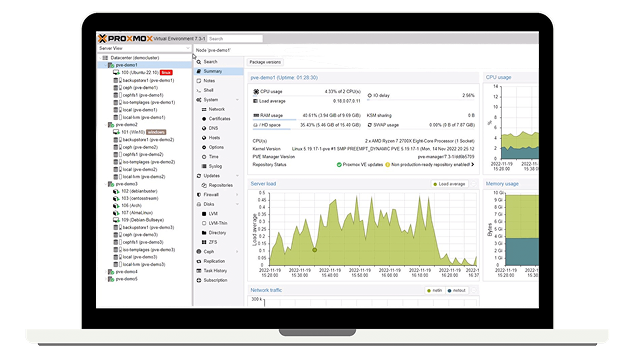 Illustration: Proxmox Umgebung